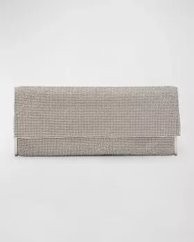 Клатч Kate с кристаллами Benedetta Bruzziches, цвет Silver