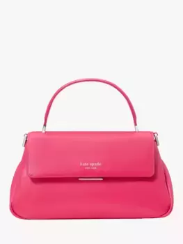 Клатч kate spade new york Grace Leather Small Top Handle, цвет rosehip