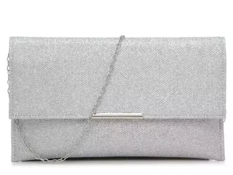 Клатч Kelly & Katie Betty, серебристый металлик