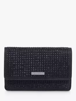 Клатч Kianni с драгоценными камнями Carvela, черный