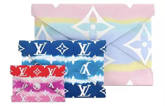 Клатч Kirigami Lv Escale Pastel/Bleu/Rouge LOUIS VUITTON