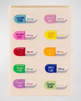 Клатч-клатч Pills Book Olympia Le-Tan, цвет Nacre