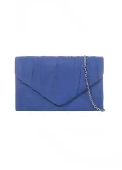 Клатч-конверт со сборками KOKO COUTURE, синий