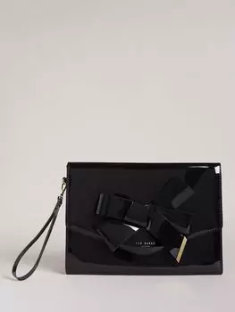 Клатч-конверт Ted Baker Nikkey с бантом, черный