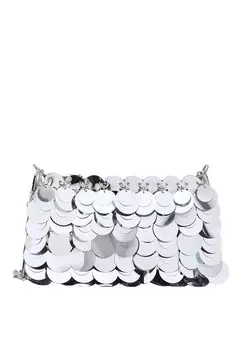 Клатч Koosh Clutch, серебряный