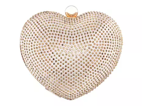 Клатч купидона Nina, золотой/металлик