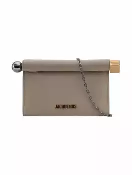 Клатч La Pochette rond carr Jacquemus, белый