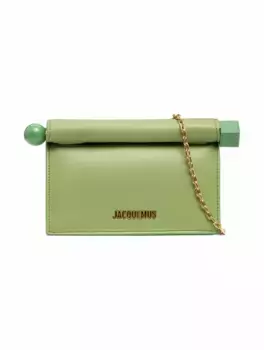 Клатч La Pochette rond carr Jacquemus, зелёный