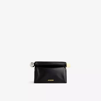 Клатч la pochette rond carre Jacquemus, черный