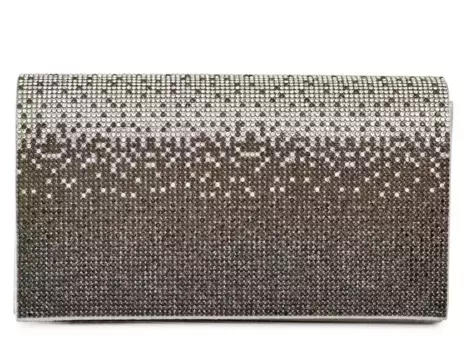 Клатч Lady Couture Sue, серебристый металлик