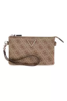 Клатч Latona на руку Guess, коричневый