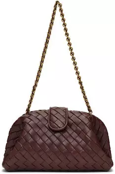 Клатч Lauren 1980 бордового цвета Bottega Veneta