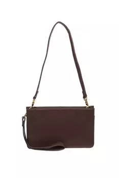 Клатч Layla из кожи наппа с ручкой Pure Luxuries London, коричневый