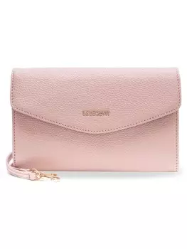 Клатч Lazarotti Bologna Leather Clutch Tasche Leder 23 cm, розовый