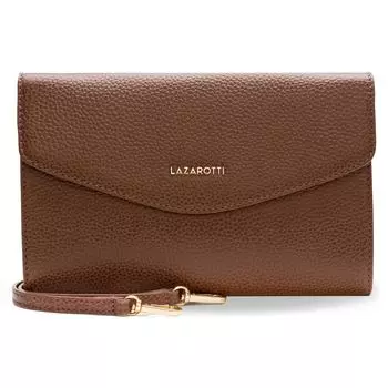 Клатч Lazarotti Bologna Leather Tasche Leder 23 cm, коричневый