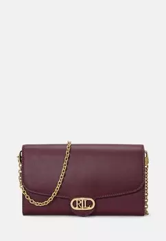 Клатч LEATHER MEDIUM ADAIR CROSSBODY Lauren Ralph Lauren, Бордо
