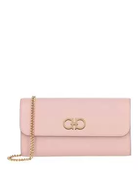 Клатч Liberty Gancini Salvatore Ferragamo, розовый