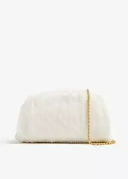 Клатч Loeffler Randall Bailey Dome, белый
