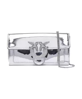 Клатч Love Icon Pinko, серый