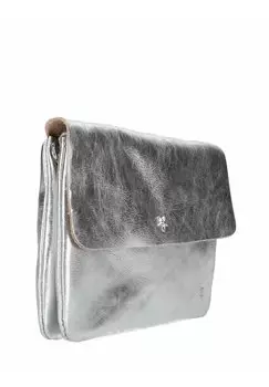 Клатч Manfield, серебристый