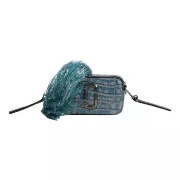 Клатч Marc Jacobs Instant Bag in Crocodile, синий