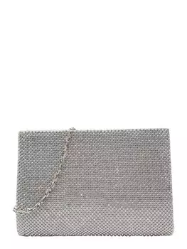 Клатч mascara, серебряный