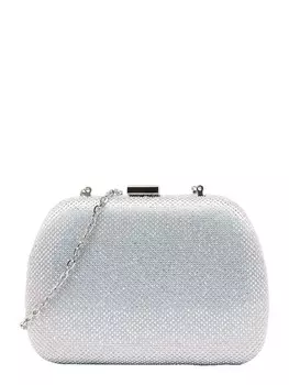 Клатч mascara, серебряный