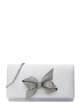 Клатч mascara, серебряный