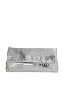 Клатч MELIZA Kazar Studio, серебристый