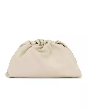 Клатч-мешочек Bottega Veneta, цвет Plaster & Gold