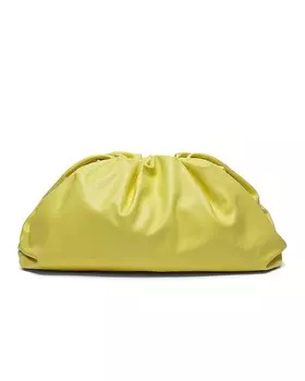 Клатч-мешочек Bottega Veneta, цвет Sherbet & Silver