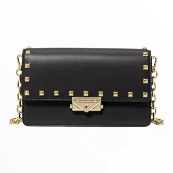 Клатч Michael Michael Kors Cece Medium Studded Faux Leather, черный