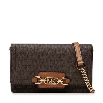 Клатч MICHAEL Michael Kors Heather, коричневый