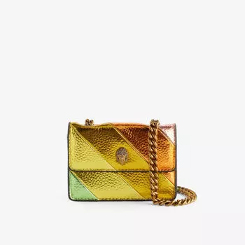 Клатч Micro Kensington из искусственной кожи Kurt Geiger London, зеленый