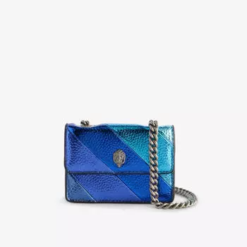 Клатч Micro Kensington из искусственной кожи Kurt Geiger London, синий
