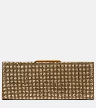 Клатч Midnight Small, украшенный кристаллами Saint Laurent, цвет astres