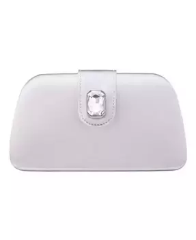 Клатч Minaudiere с кристаллами Tab Nina, серый