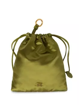 Клатч Miu Miu Edera, зеленый