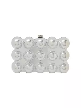 Клатч myMo at night, серебряный