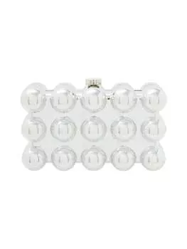 Клатч myMo at night, серебряный