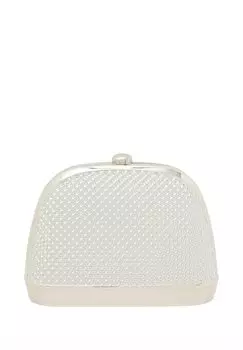 Клатч myMo at night, серебряный