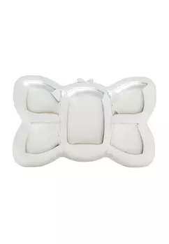 Клатч myMo at night, серебряный