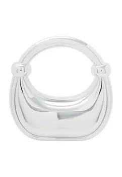 Клатч myMo at night, серебряный