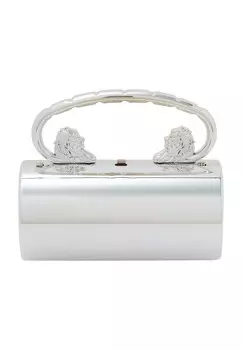 Клатч myMo at night, серебряный