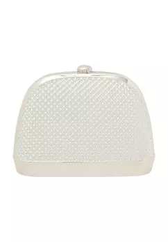 Клатч myMo at night, серебряный