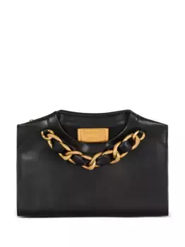 Клатч на молнии BALMAIN, черный