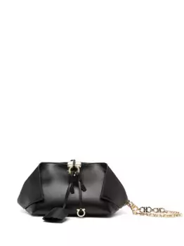 Клатч на молнии Ferragamo, черный