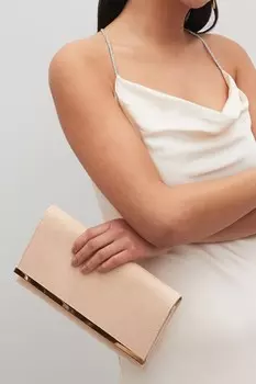 Клатч на съемной длинной цепочке Next, белый