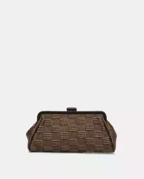 Клатч Oceans Diary Party с коричневым принтом Abbacino, коричневый