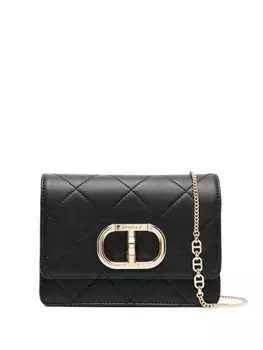 Клатч Oval-T TWINSET, черный